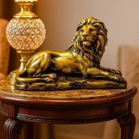 Decoração-Escultura-Leão-Majestoso-01