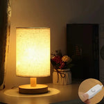 Luminária de Mesa de Madeira Nórdica 01