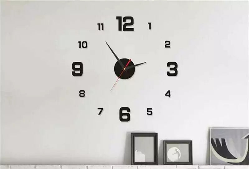 Relógio de Parede Sem Molduras